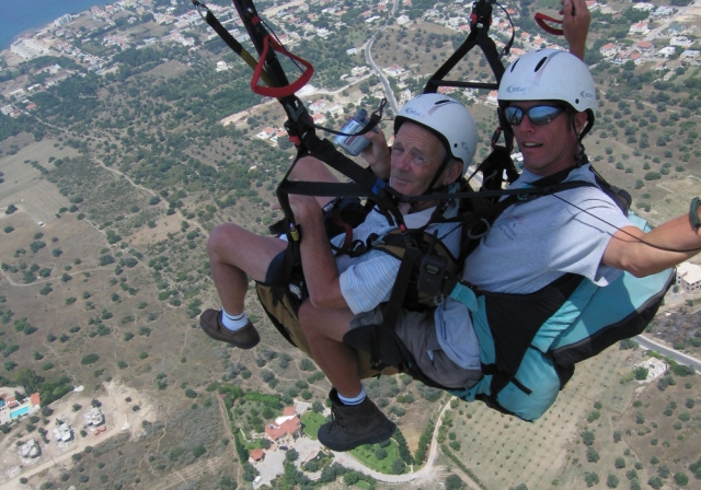 Vuelo en parapente cerca de Barcelona