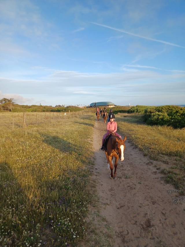 Paseo a caballo en Cadiz