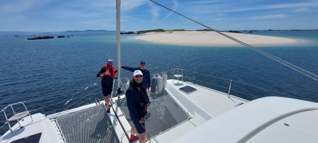 Visita las Cies en catamaran