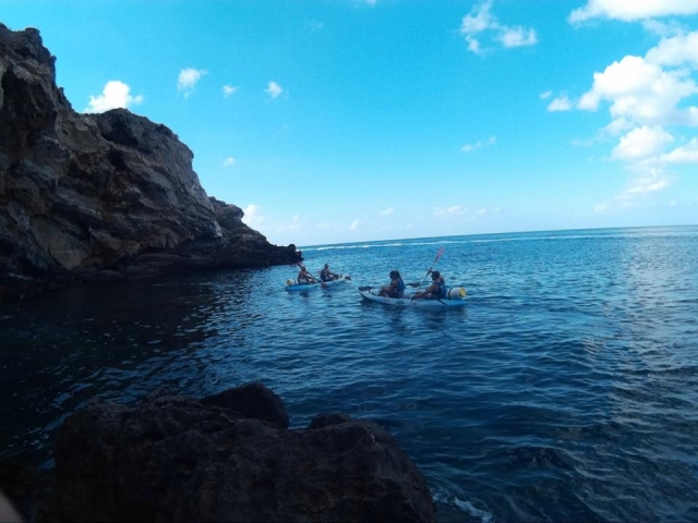Navegacion en kayak en Cartagena