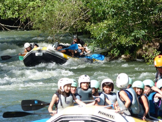 Descenso de rafting en Cantabria