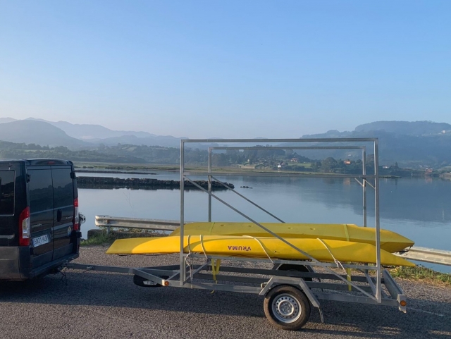 Trasporto delle canoe 
