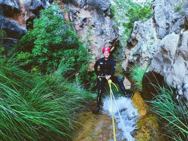 Descendiendo el cañón
