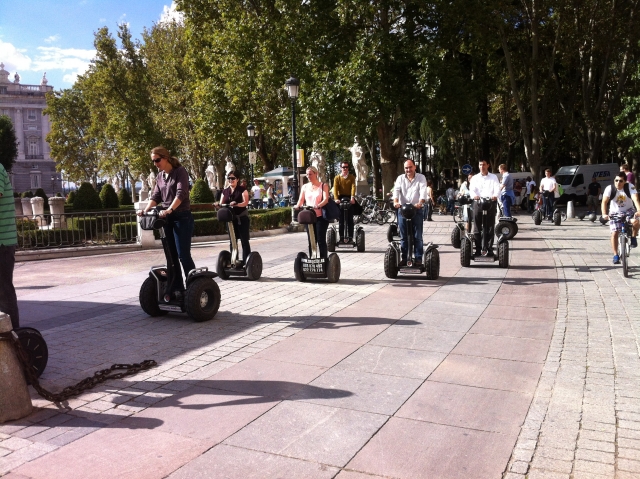  Segways in Madrid 