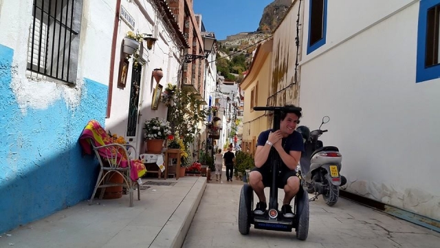  percorso in segway in città 