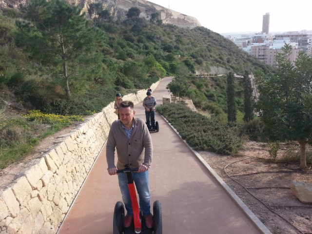  rota de segway do crepúsculo