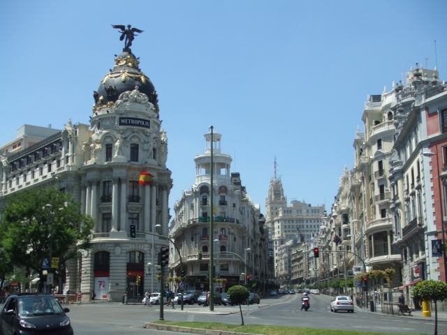  Vista panorâmica da Gran Vía 