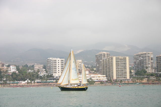 Segelboot in Benalmádena 