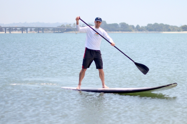  Try paddle surfing 