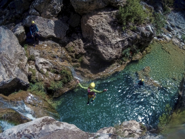 Barranquismo en Río Verde