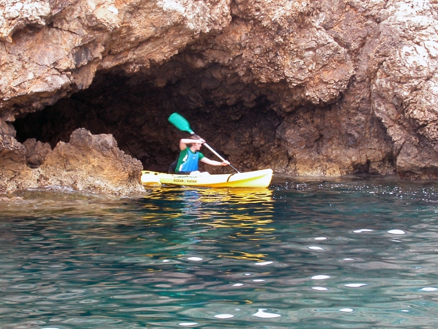  canoë dans la réserve marine 