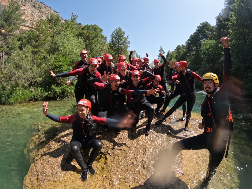 Canyoning in Los Cortados del Júcar 