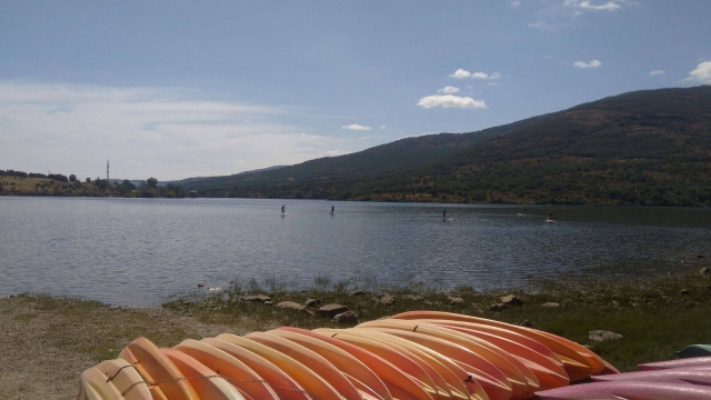 Vista del embalse