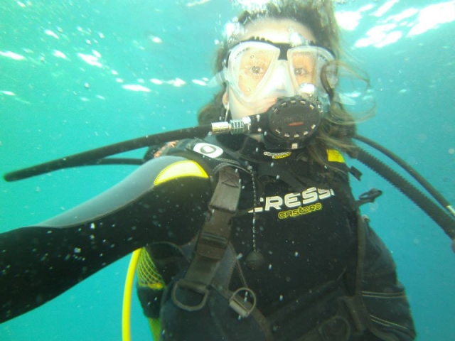  Selfie sous l'eau