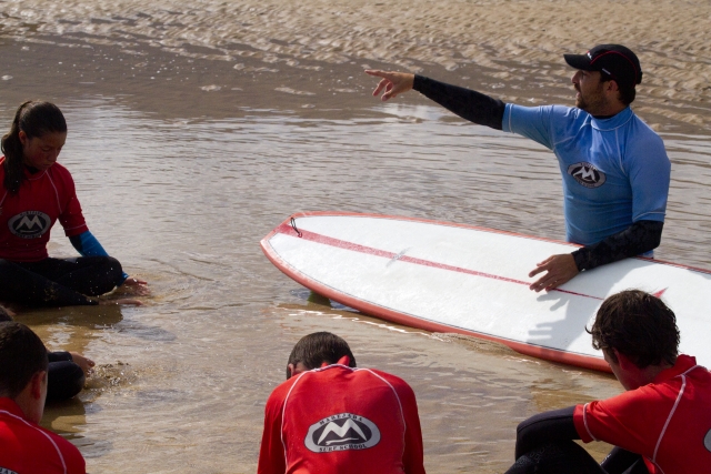 Clase de surf