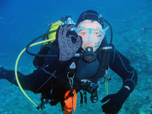 Bautismo de buceo en L'Escala