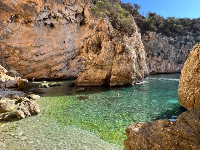 A beleza de Cala Granadella
