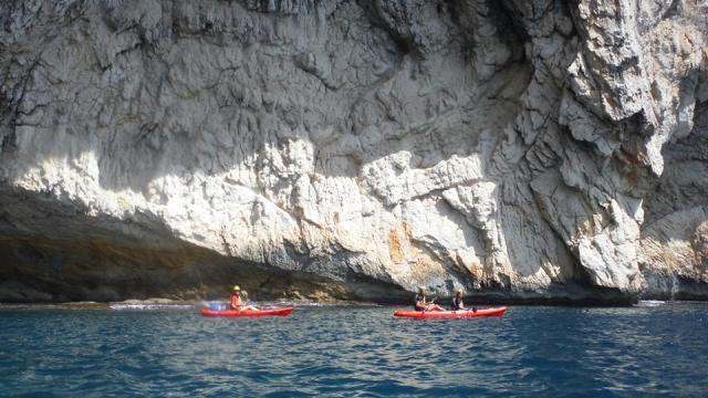 Under the cliffs 