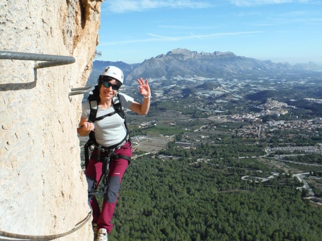 Belles vues sur la via ferrata 