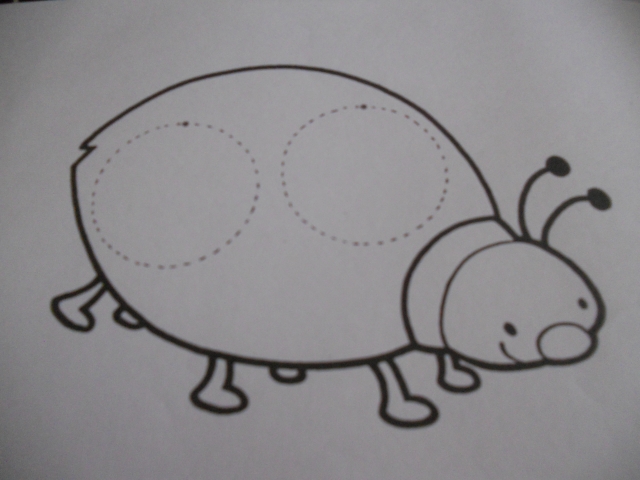 dibujo de una mariquita