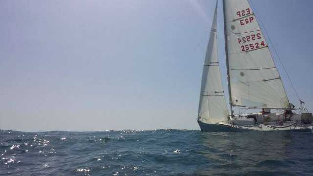  sailboat on the coast of Granada