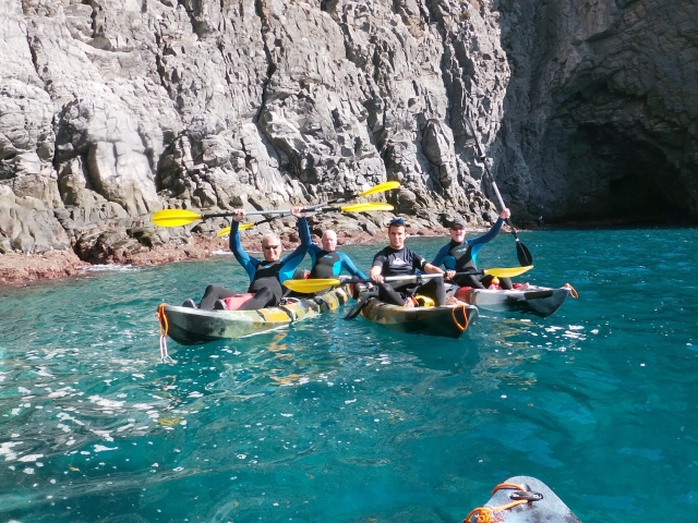  Kayaks on the Tenerife coast
