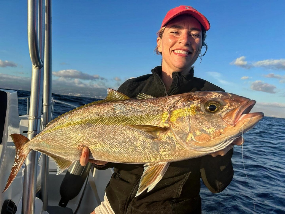  Giornata di pesca sulla costa di Gran Canaria. 