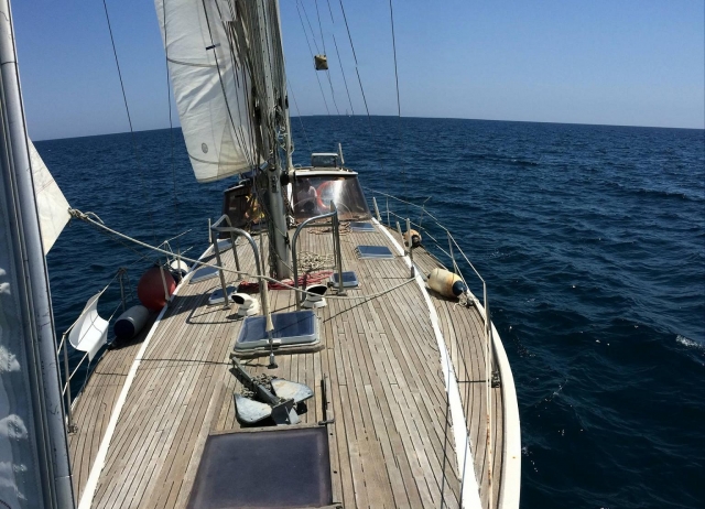  Percurso de barco