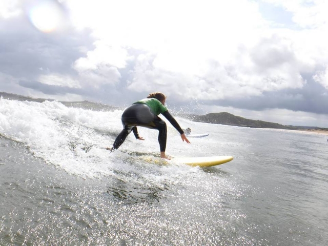 Aprendiendo surf