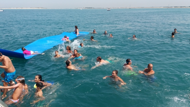 in the water 