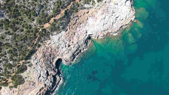  Veduta aerea della costa