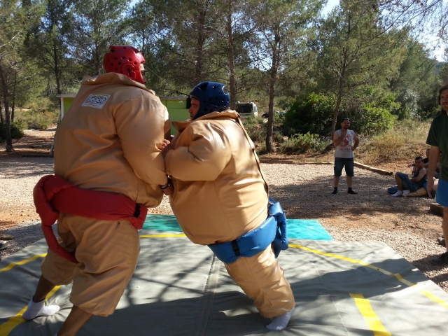 Luchadores de sumo