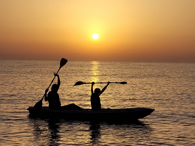 Kayak -Route von Xeraco 