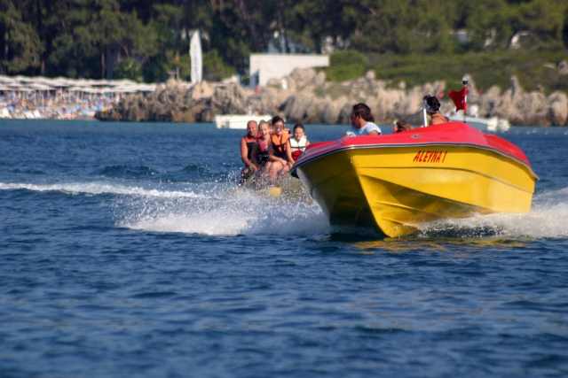 Sesion en banana boat