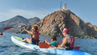 Percorso in kayak attraverso la Fabriquilla Cabo de Gata 3h