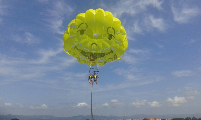 parasailing familia