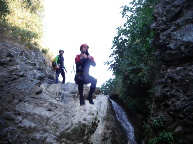 Salto a la poza