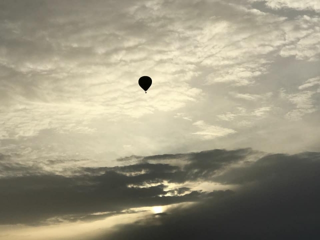Volando en globo