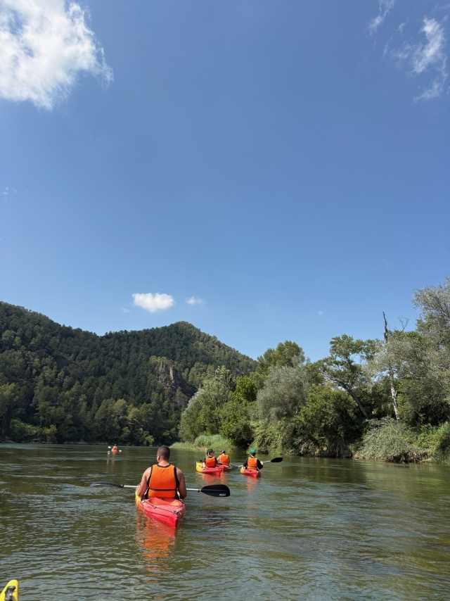 Percurso de canoa por Miravet e Benifallet, crianças 2h30