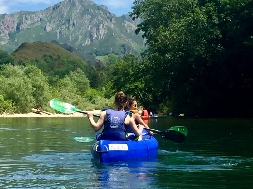 Bajada del Sella en canoa