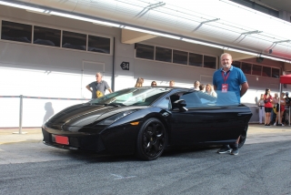 Conduite d'une Lamborghini Gallardo à Montmeló 3 tours