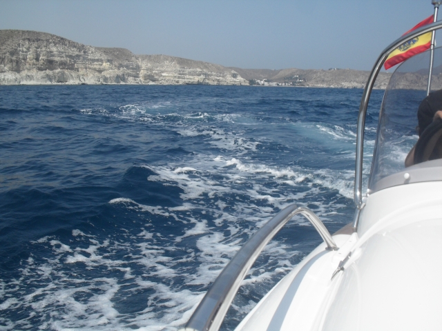  The sea from the boat 