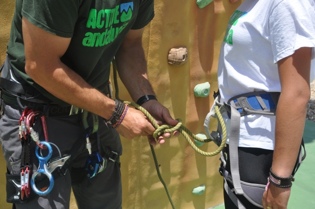  Preparando tudo para escalar a parede de escalada 