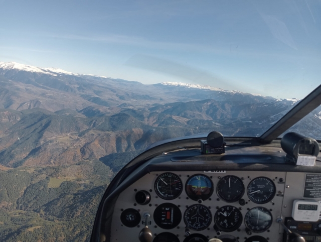 Vistas desde la cabina