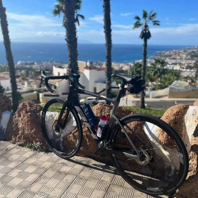 Bici alquilada en Ajede 