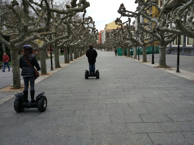 Venga a subir en segway