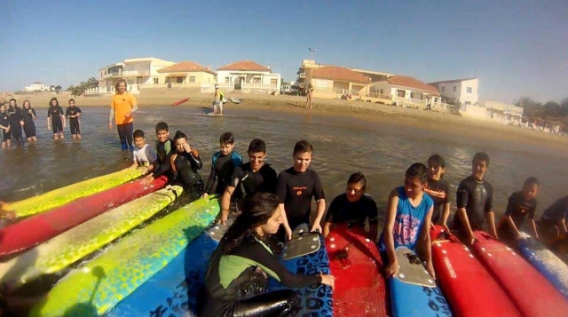  Gruppe am Strand