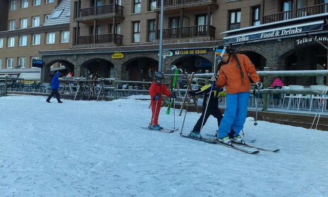  auf dem weißen Schnee
