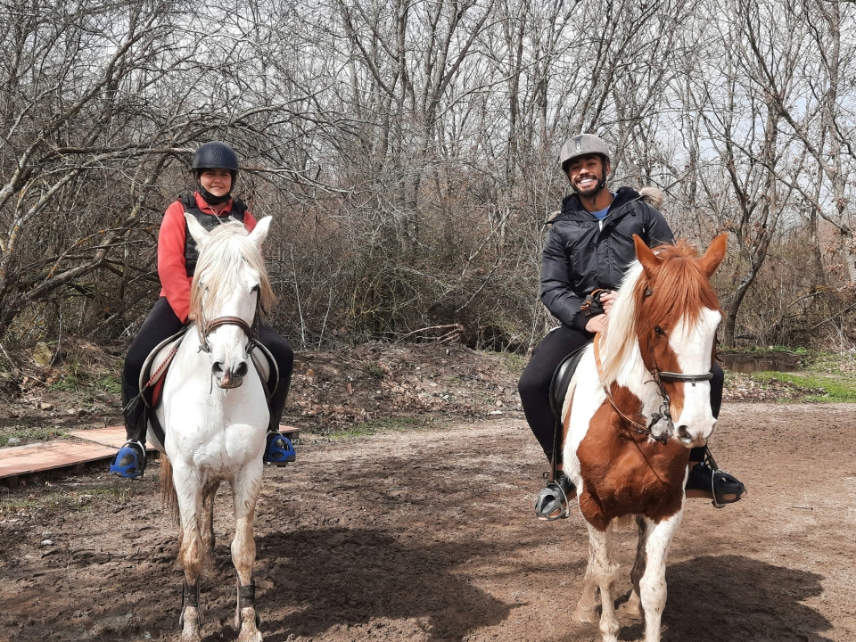 On horseback through El Espinar 