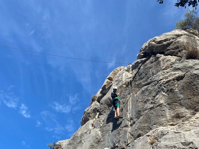 Ascendiendo por las grapas